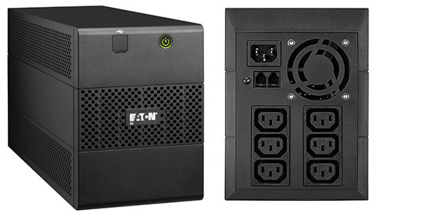 ИБП Eaton 5E, 1500ВА, usb кабель в комплекте, линейно-интерактивный, напольный, 180х133х330 (ШхГхВ), 230V,  однофазный, Ethernet, (5E1500iUSB)
