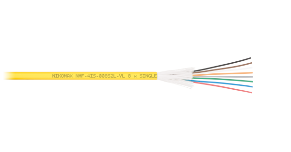 Кабель волоконно-оптический одномодовый NMF-4IS-008S2L-YL