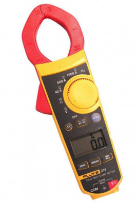 Клещи FLUKE, токоизмерительные, с дисплеем, питание: батарейки, корпус: пластик, измерения ШИМ, (4092720)