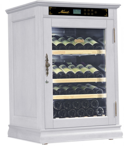 Отдельностоящий винный шкаф 22-50 бутылок Libhof NR-43 White