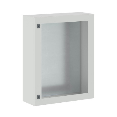 Шкаф электротехнический настенный DKC CE, IP66, 1000х800х300 мм (ВхШхГ), дверь: стекло, корпус: сталь листовая, цвет: серый, с монтажной панелью, (R5CEX1083)