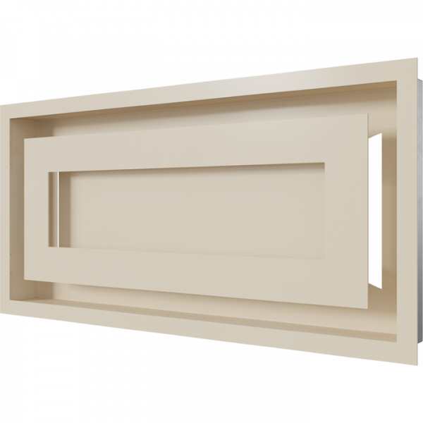 Вентиляционная решетка Kratki WIND Бежевая 22х45