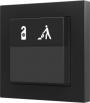 Датчик присутствия Zennio ZPDW2AH KNX Presentia W2 (для отелей), настенный, 2 настраиваемых сектора обнаружения, угол обзора 180°, дальность до 10м, 2 дополнительные сенсорные кнопки, в уст.коробку, 55х55мм, IP20, цвет черный