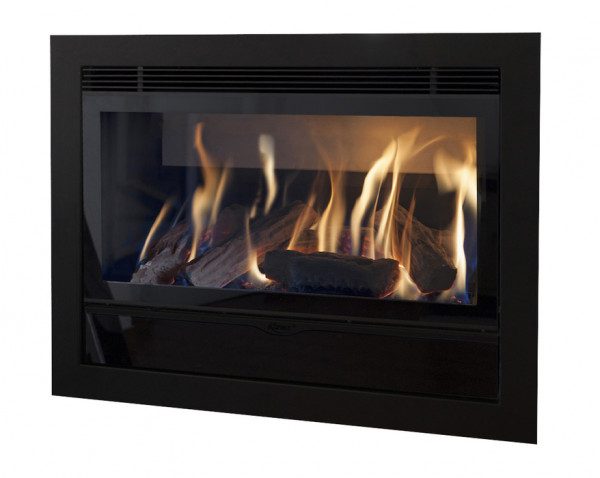 Встраиваемый газовый камин Karma ELEGANCE 67 EXCLUSIVE Huge line 60 anthracite metallic NG