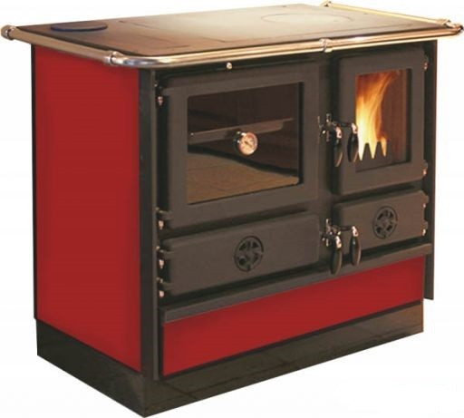 Дровяная печь MBS THERMO MAGNUM PLUS 4D RED/L