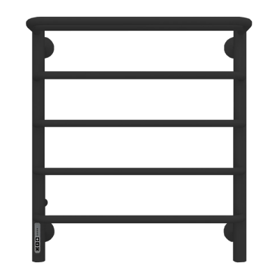 Электрический полотенцесушитель Larusso Стандарт с полкой КС П5 500х600 9005 EL