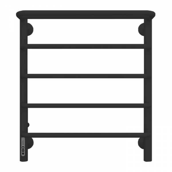 Электрический полотенцесушитель Larusso Стандарт с полкой КС П5 500х600 9005 EL