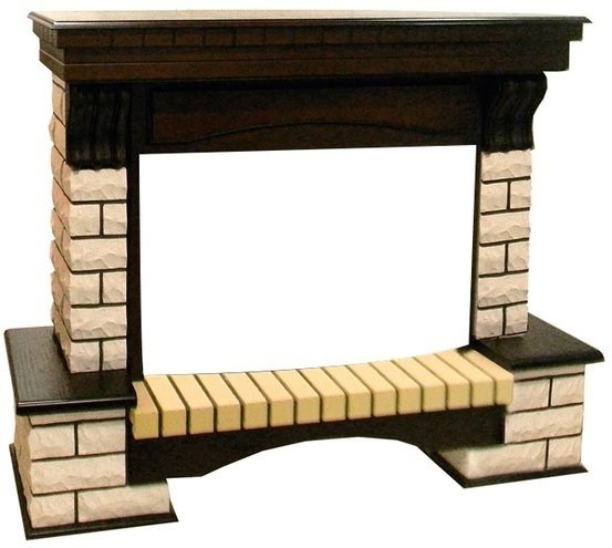 Широкий портал Real-Flame Country 33 AO