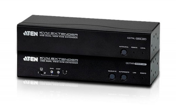 Удлинитель Aten, портов: 1, HDB-15, (CE774-AT-G)