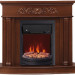 Электрокамин с классическим очагом 2D Elekam Victoria каштан с очагом Spark