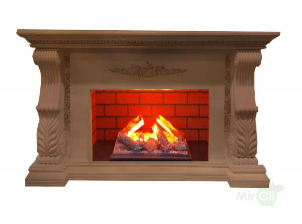 Электрокамин с классическим очагом 3D Glenrich Сенатор Hota 3D Россо