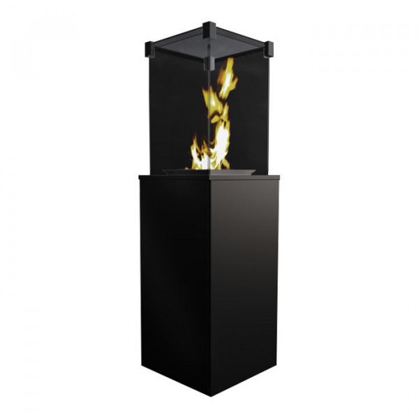 Газовый уличный обогреватель мощностью 8-10 кВт Kratki PATIO/BASIC/G31/37MBAR - сталь, с ручным управлением