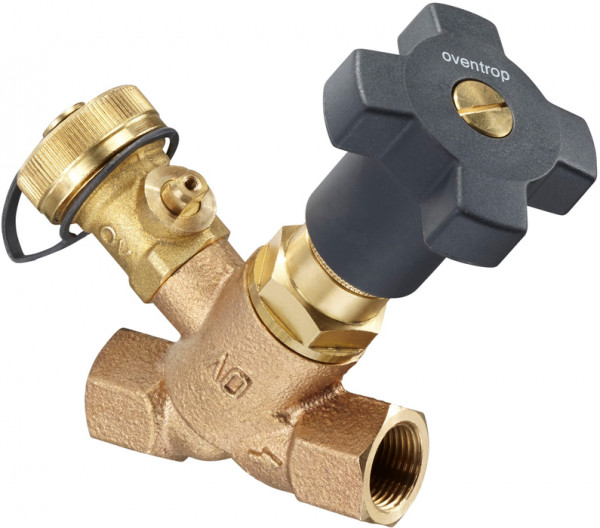 Вентиль Oventrop с косой врезкой, бронза, Ду25
