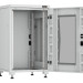 Шкаф телекоммуникационный напольный TLK Lite II, IP20, 18U, 975х600х600 мм (ВхШхГ), дверь: стекло, задняя дверь: металл, боковая панель: сплошная съемная, разборный, цвет: серый, (TFI-186060-GMMM-R-GY)