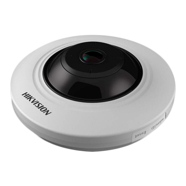 Сетевая IP видеокамера HIKVISION, купольная, помещение, 1/2,8’, ИК-фильтр, цв: 0,005лк, фокус объе-ва: 1,16мм, цвет: белый, (DS-2CD2935FWD-I(1.16mm))