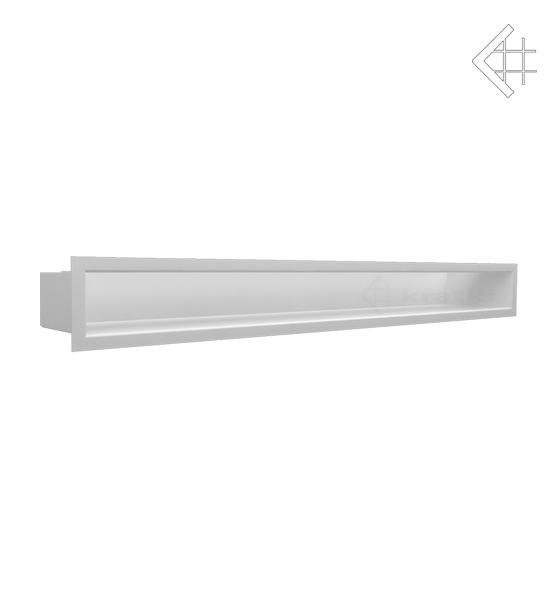 Вентиляционная решетка для камина Kratki Люфт белая 9x80 LUFT9/80/45S/B