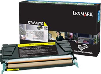 Картридж Lexmark C746A1YG Yellow
