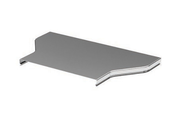 Крышка DKC S5 Combitech, 200х15х170 (ШхВхД), для металлических лотков, толщина: 0,8 мм, сталь, цинк-ламель, ширина (уменьшения): 100 мм