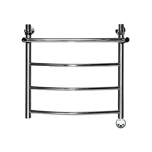 Электрический полотенцесушитель Ника ЛД/ВП Электрическая Лесенка Дуга/Верхняя Полка 50х50 -4 прав