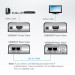 Удлинитель Aten, портов: 1, HDMI (Type A), (VE800A-AT-G)