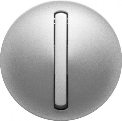 Лицевая панель для выключателя Legrand Celiane, 146х97 мм (ВхШ), без подсветки, кол-во клавиш: 1, тонкая клавиша, цвет: титан, (LEG.065101)