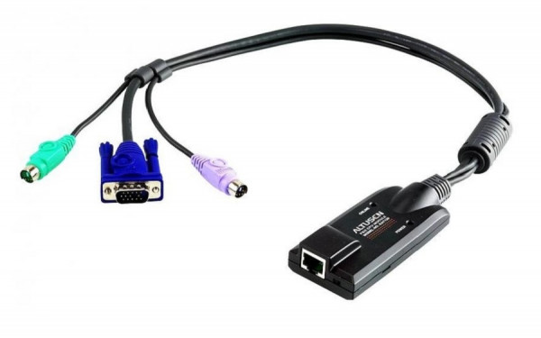 Переходник Aten, RJ45/Din6/HDB-15, 50 м, разрешение 1600х1200 пк., (KA7120-AX)
