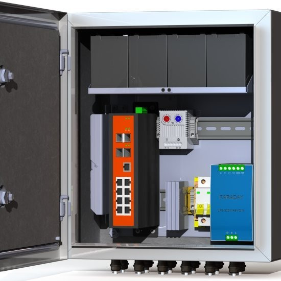 Термошкаф коммутационный Mastermann 8 УТП 8КУ АКБ 7А