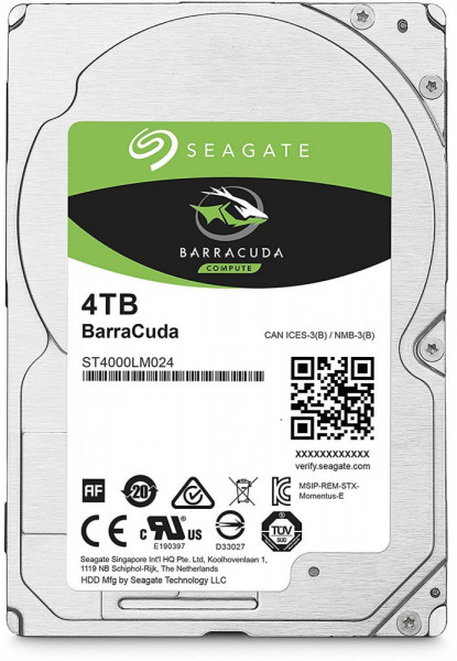 Жёсткий диск 4Tb SATA-III Seagate BarraCuda (ST4000LM024)