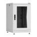 Шкаф телекоммуникационный напольный TLK Practical, IP20, 18U, 945х600х800 мм (ВхШхГ), дверь: стекло, задняя дверь: металл, боковая панель: сплошная съемная, разборный, цвет: серый, (TFR-186080-GMMM-R-GY)