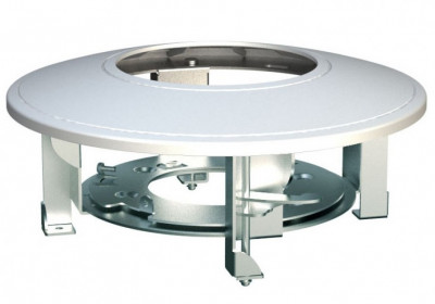 Кронштейн HIKVISION, встраиваемый, Ø210 мм, 90 мм, потолочный, для систем видеонаблюдения, материал: алюминий, цвет: белый
