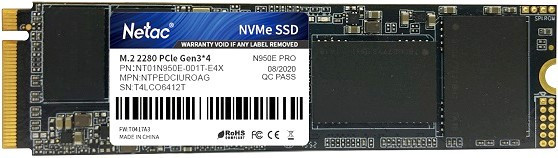 Накопитель SSD 1Tb Netac N950E Pro (NT01N950E-001T-E4X)