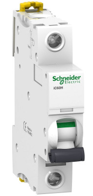 Автоматический выключатель Schneider Electric Acti 9, 2 модуль, B класс, 1P, 20А, 10кА, (A9F88120)
