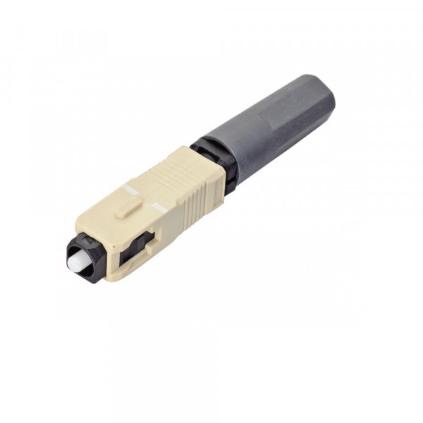 Коннектор Eurolan, SC/PC, Simplex, оболочка волокна (мм):  2,0, 3,0, серый