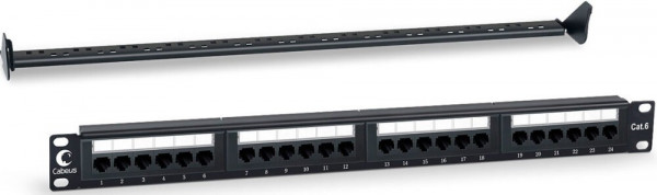 Патч-панель Cabeus PL-24-Cat.6-Dual