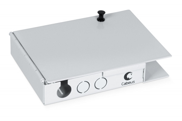 Бокс оптический Cabeus, портов: 4, SC (LC duplex), 4 хОВ, цвет: серый, (JJT-4-SC)