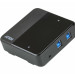Переключатель KVM Aten, портов: 2, 26,8х93х93,7 мм (ВхШхГ), USB, цвет: чёрный