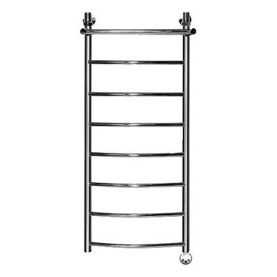 Электрический полотенцесушитель Ника ЛД/ВП Электрическая Лесенка Дуга/Верхняя Полка 120х40 -8