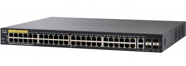 Коммутатор Cisco, SF350-48MP-K9-EU