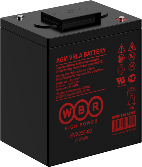Аккумуляторная батарея WBR EVX225-6G