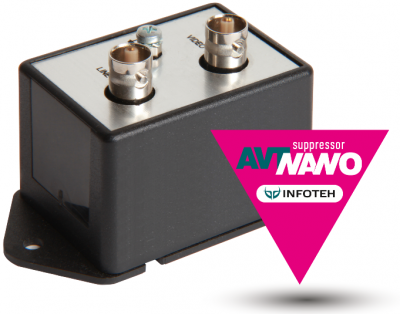 Подавитель помех в AHD/CVI/TVI AVT-NanoCoaxSuppressor
