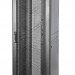 Шкаф серверный напольный Eurolan Rackcenter D9000, IP20, 48U, 2320х600х1200 мм (ВхШхГ), дверь: перфорация, задняя дверь: двойная распашная, перфорация, боковая панель: сплошная, 2 части, собранный, цвет: чёрный, (60F-48-6C-94BL)