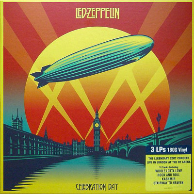 Виниловая пластинка Led Zeppelin CELEBRATION DAY (Box set/180 Gram)