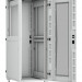 Шкаф телекоммуникационный напольный TLK Lite II, IP20, 33U, 1642х600х800 мм (ВхШхГ), дверь: стекло, задняя дверь: металл, боковая панель: сплошная, 2 части, разборный, цвет: серый, (TFI-336080-GHMH-R-GY)