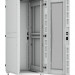 Шкаф телекоммуникационный напольный TLK Lite II, IP20, 33U, 1642х600х800 мм (ВхШхГ), дверь: стекло, задняя дверь: металл, боковая панель: сплошная, 2 части, разборный, цвет: серый, (TFI-336080-GHMH-R-GY)