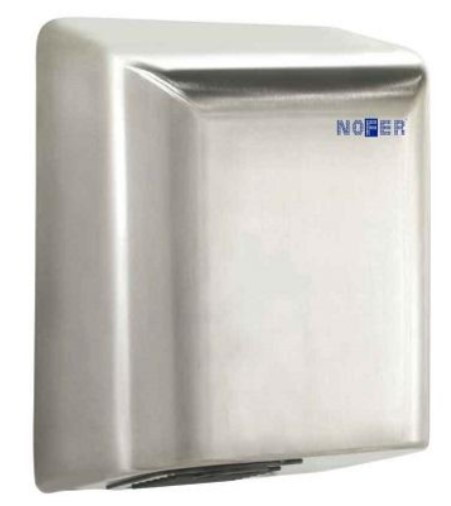 Металлическая сушилка для рук Nofer BIG FLOW 2050 W матовая (01451.S)