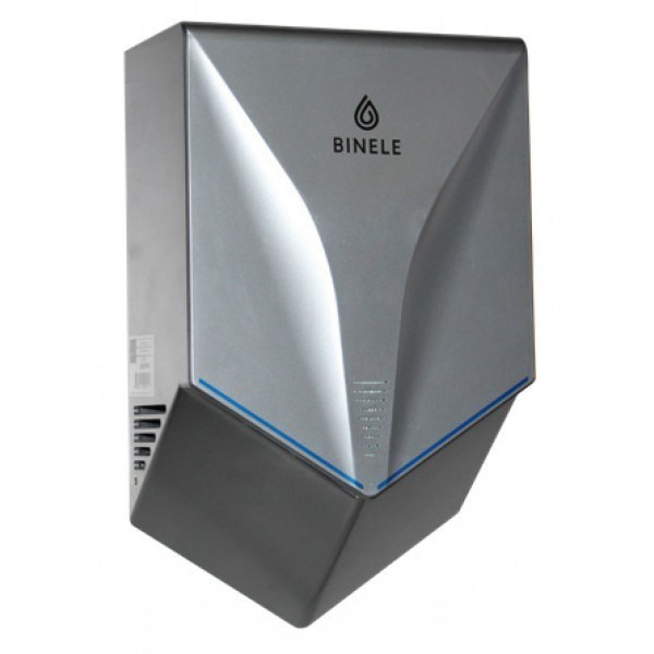 Пластиковая сушилка для рук BINELE V-TURBO (серая)
