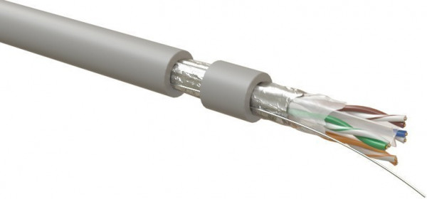 Бухта Hyperline FUTP4R-C6-S23-IN-LSLTX-GY-305, 305м