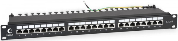 Патч-панель Cabeus PL-24-Cat.6-SH-Dual