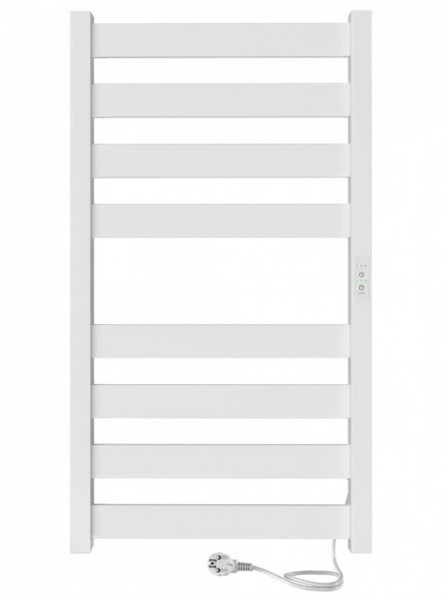 Электрический полотенцесушитель INDIGO Oktava Slim 5 (el) 80/40 Белый матовый