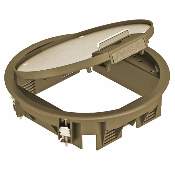 Люк напольный BETTERMANN GESR4, пластик, с ручкой, 61х234 мм (ВхШ), модулей: 6, универсальный, цвет: бежевый